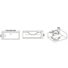 Hydromassage Bathtub IRIS 933B 160×84 – deep relaxation in a modern design, black