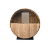 MO-2118 Barrel hagestue 180 cm × Ø 210 cm - utendørs badstue i tre for hagen for 3-4 personer.