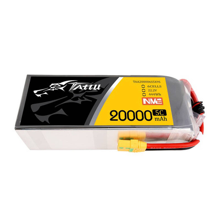 Tattu NMC 20000mAh 22.2V 5C 6S1P Lipo Pack baterie cu conector XT90-S