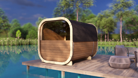 Eke 280 välissaun 4-6 inimesele / Elektri- või Harvia puuküttega keris / Kvaliteetne põhjamaine kuusk ( männi termopuit) | Wellness | Lõõgastumine | SPA | Wellness | Lõõgastumine | SPA | Nordic Style | Termopuit