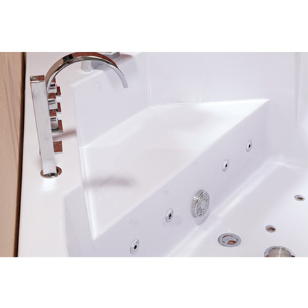 Μπανιέρα Υδρομασάζ VENUS 643 155x155 cm – χαλάρωση και μοντέρνο design στο μπάνιο σας