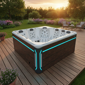 Jacuzzi ogrodowe wanna SPA743 220x220 cm – przestronny relaks dla całej rodziny