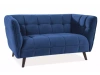 Divano Castello Velvet 2 Blu Marino