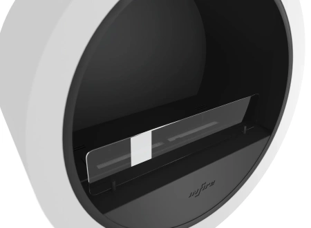 Kulatý závěsný biokrb Incyrcle - hořák Longfire 500 (1 l), 4 mm sklo Antisol, regulace plamene