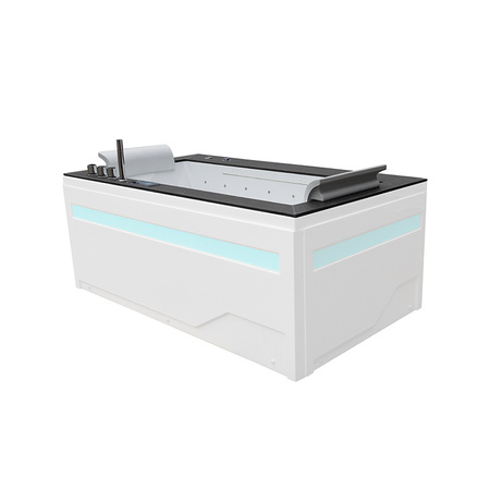 Domača kopalna kad Boston 926 Black | Ash 180x100 cm 46 curkov | Jacuzzi