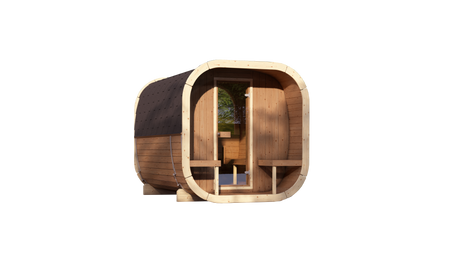 Eke 280 kültéri szauna 4-6 személyre / Elektromos vagy Harvia fatüzelésű kályha / Kiváló minőségű északi lucfenyő ( fenyő termálfa) | Wellness | Relaxáció | SPA | Wellness | Relaxáció | SPA | Wellness | Relaxáció | SPA | Nordic Style | Termálfa