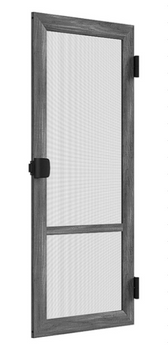 Moskitiera drzwiowa/ Wysokość 200cm/Profil aluminiowy z narożnikami wewnętrznymi