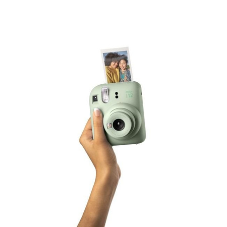 Instax mini 12 groene instant camera met flitser fujifilm