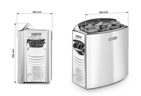Harvia Vega BC80 – Poêle à Sauna 8kW