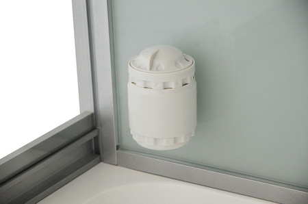 MO-1752W TRIO ESQUERDO canto, sauna seca, sauna a vapor e cabine de duche 180X110X223CM