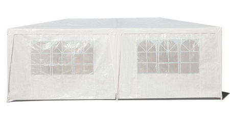 MultiGarden White Commercial Garden Pavilion Tent 3x6 m with 6 Walls | Garden furniture, relaxation, modern style