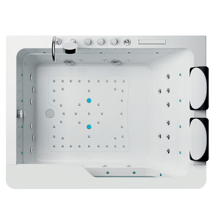 Vasca con idromassaggio TUGELA 913 170×130 – relax spazioso in forma moderna