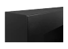 Biocamino BOX 650x400 nero con vetro - un camino ecologico moderno per il soggiorno