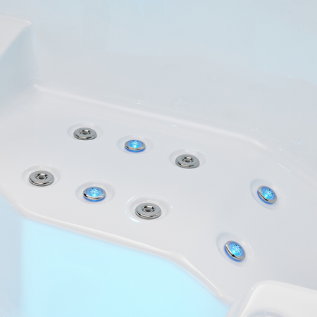 Ulkoporeallas OF-4001 Pro – Ylellinen SPA-vesihieronnalla 5 hengelle | Rentoutumista ja mukavuutta puutarhassasi