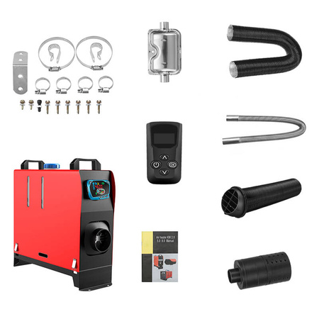 Blitzwolf standkachel/verwarmer BW-AH-V2B, 5kw, 12V met AC-ingang + adapter