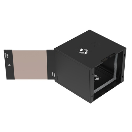 Extralink Premium 9U 600x600 Black | стійкова шафа | монтаж без інструментів, настінний