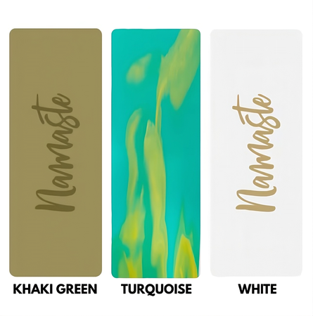 Neslīdošs PU dabiskā kaučuka 5 mm jogas paklājs | Profesionāls Premium gumijas un ādas PU paklājs | Quality-Spa Fitness