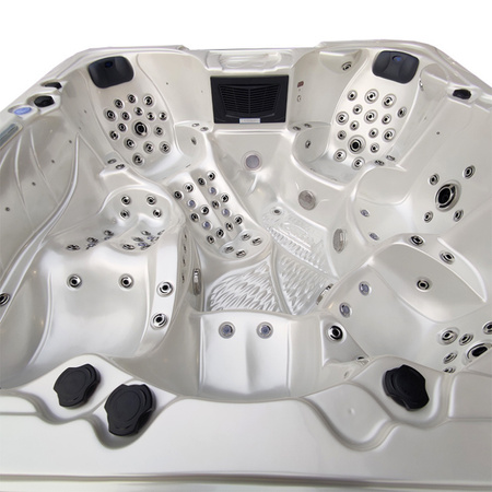 Jacuzzi de jardin SPA703A 230x230 cm – une baignoire SPA de luxe avec hydromassage