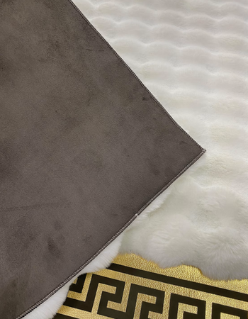 Handmade plush rug - boho style, luxurious comfort in VERSACE style