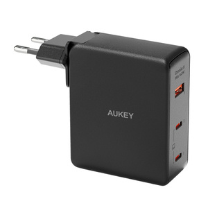Aukey PA-B7O, 1xUSB-A, 2xUSB-C, 140W GaN nettlader (svart)