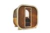 Utendørs sauna Eke 160 for 3–4 personer med Harvia Vega ovn + gratis kosmetikk + sauna tilbehør | finsk badstue | thermowood | Termisk behandlet tre