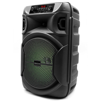 "SQUEAK PulseTower" 1000W "Bluetooth" belaidis garsiakalbis su karaokės funkcija - 30 W galia, "Bluetooth 5.3