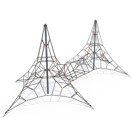 Köiepüramiid 8 Lines 4m SE771.8 - Atraktiivne ronimisstruktuur lastele
