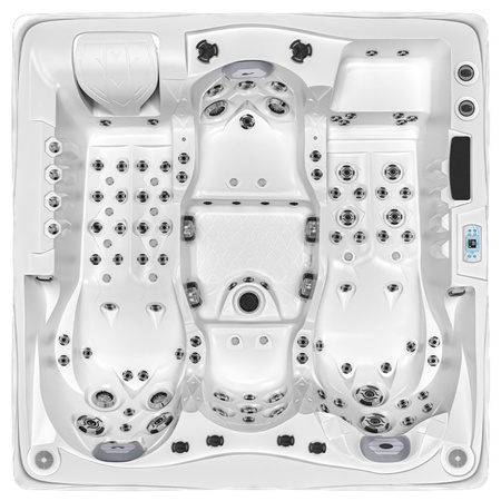 Jacuzzi de jardin SPA747 F27 210x210 cm – confort et élégance