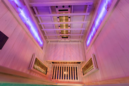 MO-RL1ST Sauna infravermelha com pedra de sal + turmalinas