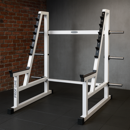Rack squat ST309 con supporti per bilanciere | Struttura professionale da allenamento