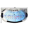 Spaa-vann kodus | Parma 924 160x88 cm 34 joatoru | Jacuzzi