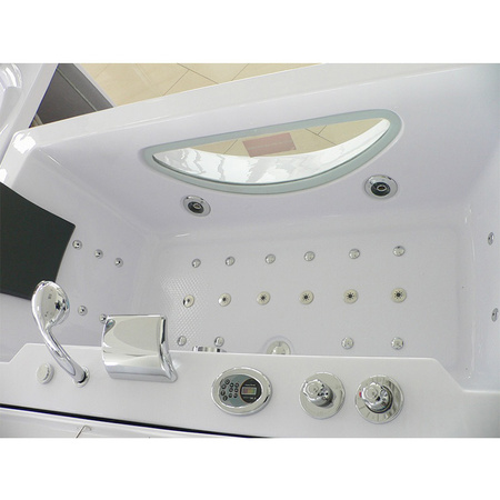 Vasca idromassaggio Levante 659H bianca 180x90 cm – vasca SPA rettangolare per il bagno