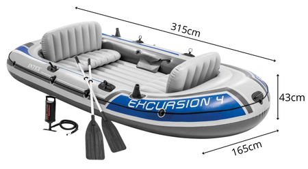Rybářské pontonové čerpadlo Excursion pro 4 osoby