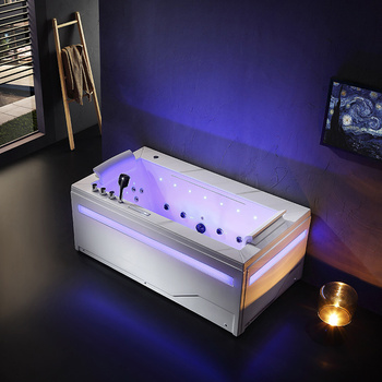 Vasca idromassaggio Boston 926 bianca 180x100 cm – Elegante vasca SPA per il bagno