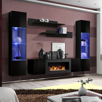 Moderno camino a bioetanolo per mobili Fly SBK - camino a bioetanolo senza odore