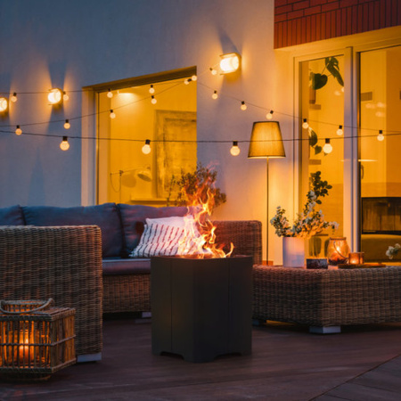 Hagebålpanne Box – Industriell bålpanne for terrasse eller hage