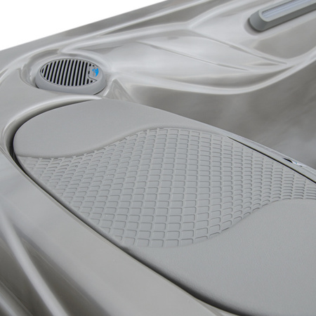 Dārza džakuzi SPA566 200x200 cm - luksusa spa vanna ar burbuļvannu dārzam un terasei