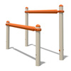 Parallelstangen S834.4 voor buikspieroefeningen | Outdoor fitness