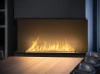 Minimalist Bio Fireplace Inside C1000 v2 — built-in recess fireplace with LONGFIRE 800 burner, tempered glass