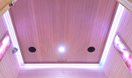 MO-RL4SL Infrapunasaun lamamistoolide ja soolakiviga | Wellness | Relax | Spa | Monteerimisvalmis | Skandinaavia stiilis