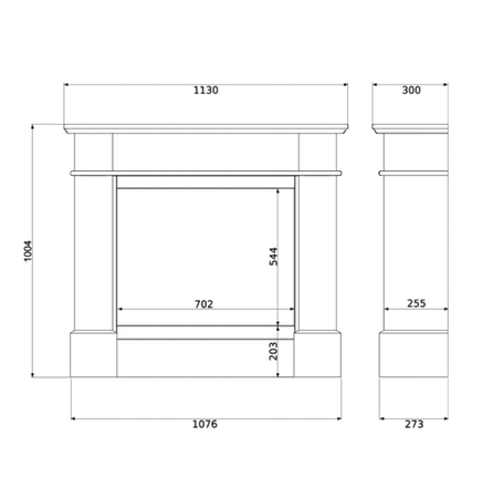 Colosseum Pool Biokandalló üveggel - Elegáns füstmentes kandalló