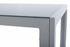 Τραπέζι κήπου αλουμινίου WENECJA 150 x 90 cm - ασημί