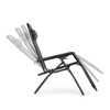 Tumbona de playa Zero Gravity para jardín | Respaldo ajustable para patio o balcón en beige, negro, azul y gris | Cómoda silla de jardín de estilo moderno para patio y balcón