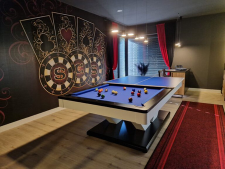 Billardtisch Veyron – modernes Design, perfekt für Wohnzimmer oder Club