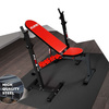 Banco de entrenamiento + dos soportes para barra