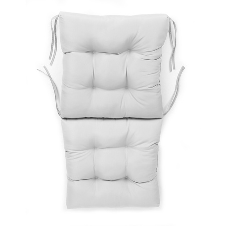 Auflage für Gartenliege grau 52 x 52 x 50 cm ModernHome