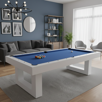 Biljarttafel Vision III – elegante combinatie van biljart, eettafel en tafeltennis