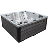 Garden Jacuzzi SPA340ECO Cappuccino 220x220 cm - ökoloogiline spaa-vann halli puitmaterjaliga kattega