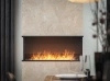 Aesthetic bioethanol fireplace Inside C1200 v2 — minimalist built‑in fireplace for a recess (3 l, 1000 mm burner)