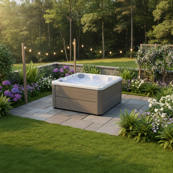 Jacuzzi OF-6003 – Luksuzni vanjski spa za 6 osoba s hidromasažom, Bluetoothom i LED rasvjetom